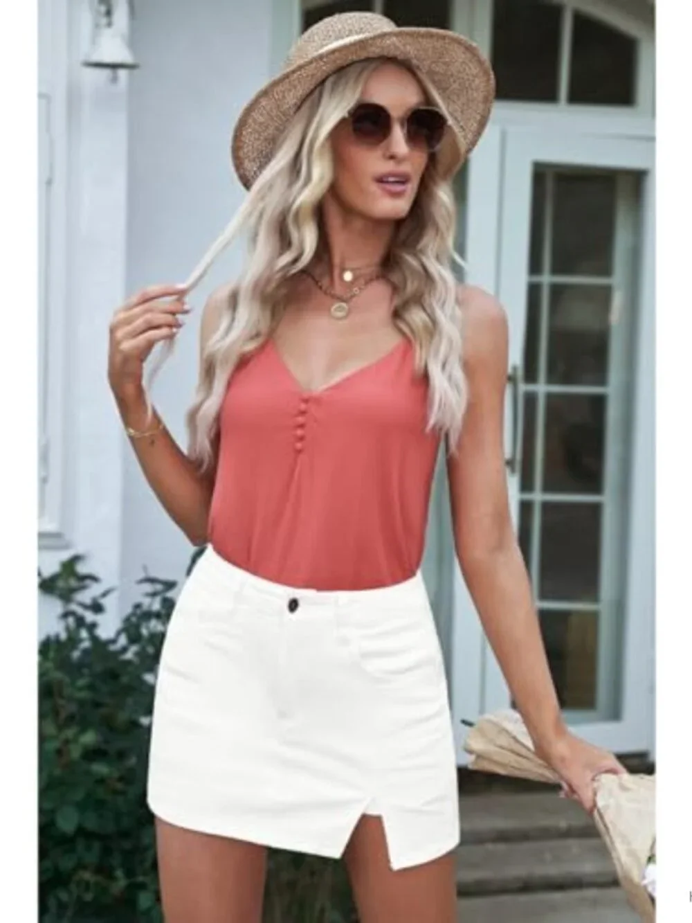 N/A chic skirt